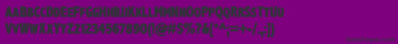 Axehandel Font – Black Fonts on Purple Background