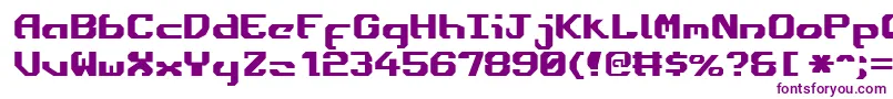 Ensignf Font – Purple Fonts on White Background