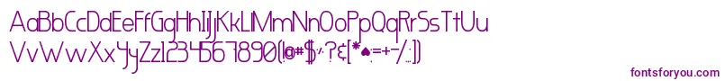 MarcelitaSans Font – Purple Fonts on White Background