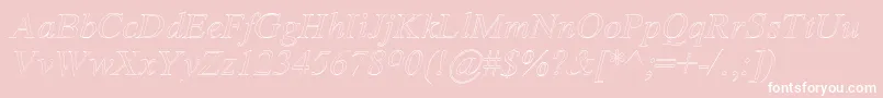 AmertoI Font – White Fonts on Pink Background