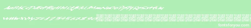 Kentuckybourbon Font – White Fonts on Green Background