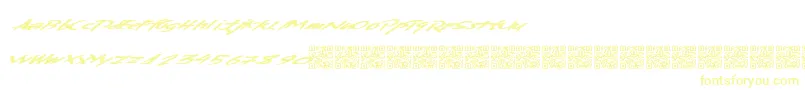 Kentuckybourbon Font – Yellow Fonts on White Background