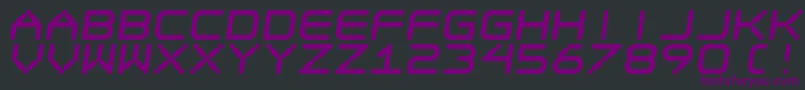 EgotripFs Font – Purple Fonts on Black Background