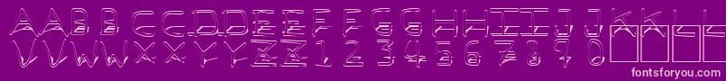 fuente PfVeryverybadfont7Shadow – Fuentes Rosadas Sobre Fondo Morado