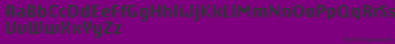 Шрифт ChiqReducedBold – чёрные шрифты на фиолетовом фоне
