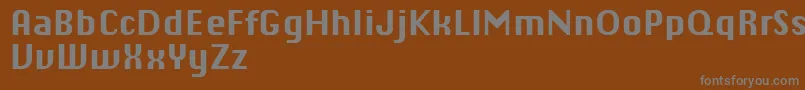 fuente ChiqReducedBold – Fuentes Grises Sobre Fondo Marrón