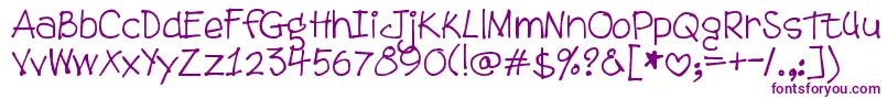 DjbTweenybopper Font – Purple Fonts