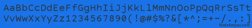 Más sobre la fuente CourierPrimeCode fuente CourierPrimeCode – Fuentes Negras Sobre Fondo Azul