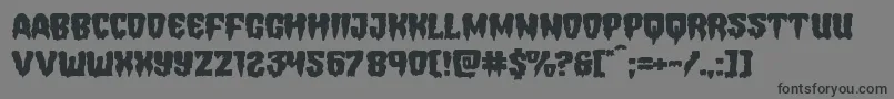 Hemogoblinexpand Font – Black Fonts on Gray Background