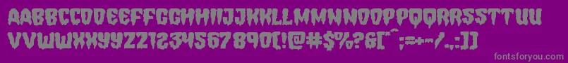 fuente Hemogoblinexpand – Fuentes Grises Sobre Fondo Morado