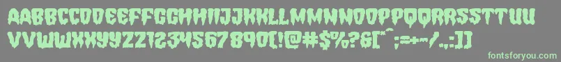 fuente Hemogoblinexpand – Fuentes Verdes Sobre Fondo Gris