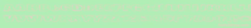 Haudankorva Font – Pink Fonts on Green Background