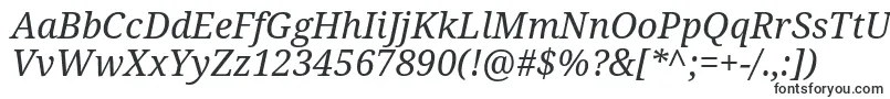 フォントDroidserif Italic – iPhone用のフォント