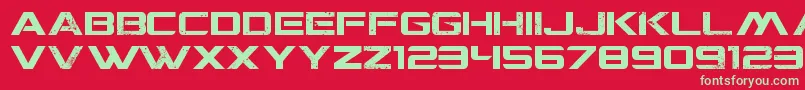 More about CgfLocustResistance Font CgfLocustResistance Font – Green Fonts on Red Background