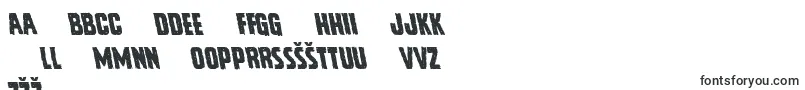 Vicioushungerleft-Schriftart – lettische Schriften