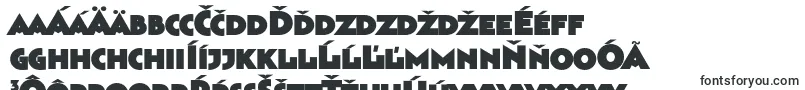 Шрифт Bahnhofultra – словацкие шрифты