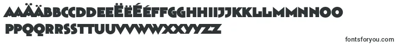 Czcionka Bahnhofultra – macedońskie czcionki