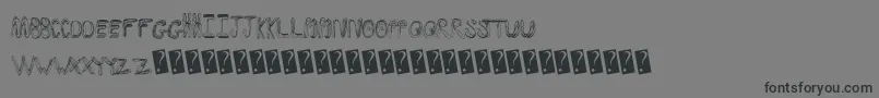 Swirlinsertion Font – Black Fonts on Gray Background