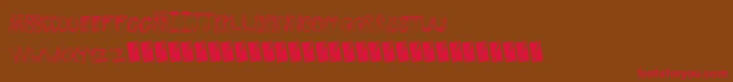 Swirlinsertion Font – Red Fonts on Brown Background