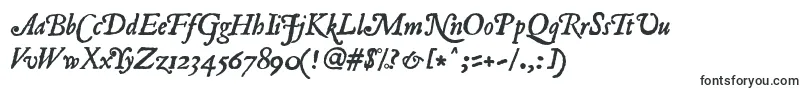Шрифт RomanAntiqueItalic – лёгкие шрифты