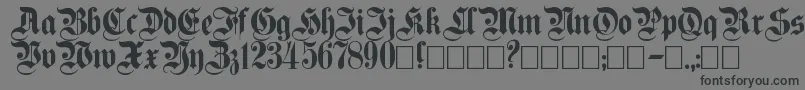 Plain ffy Font – Black Fonts on Gray Background