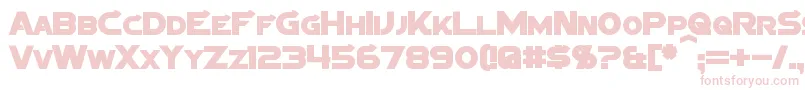 SigmaFiveBold Font – Pink Fonts on White Background