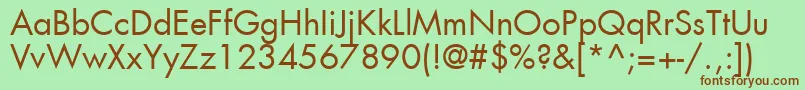 More about Agfutc Font Agfutc Font – Brown Fonts on Green Background