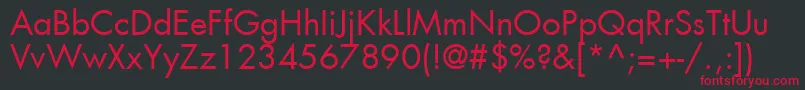 Agfutc Font – Red Fonts on Black Background