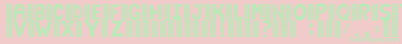 CampkidzByRatticsassin Font – Green Fonts on Pink Background