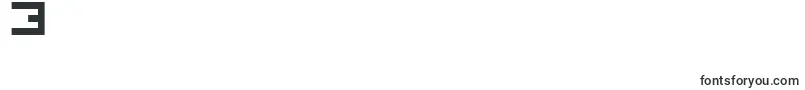 フォントSquareOne – フォント数字3