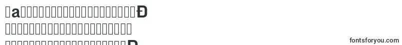 MondaBold-Schriftart – kirgisische Schriften