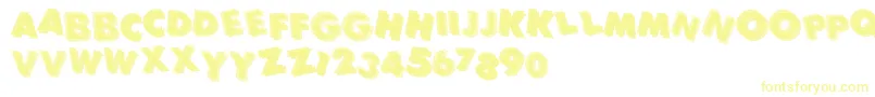 Panic-fontti – keltaiset fontit
