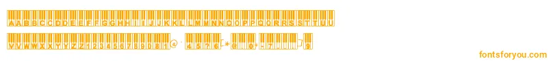 Williespiano Font – Orange Fonts on White Background