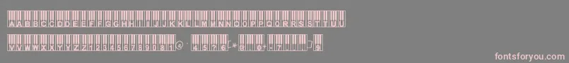 Williespiano Font – Pink Fonts on Gray Background