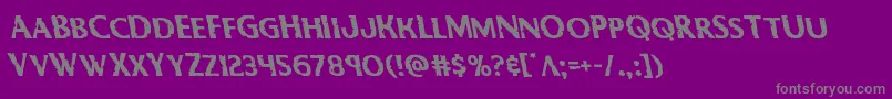 fuente Bodyswipersleft – Fuentes Grises Sobre Fondo Morado
