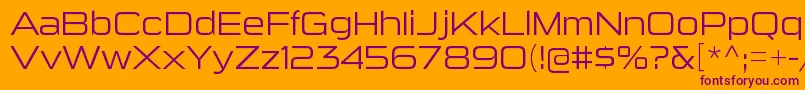 More about SuigenerisltRegular Font SuigenerisltRegular Font – Purple Fonts on Orange Background