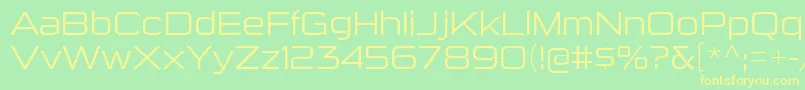 More about SuigenerisltRegular Font SuigenerisltRegular Font – Yellow Fonts on Green Background