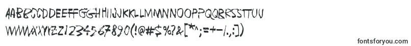 Шрифт FugaDeCerebros – шрифты, поддерживающие различные языки