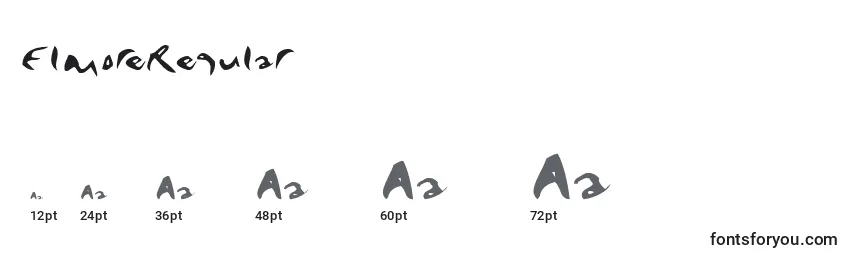 ElmoreRegular Font Sizes