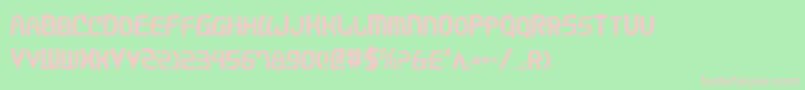 JannisariesCondensed Font – Pink Fonts on Green Background