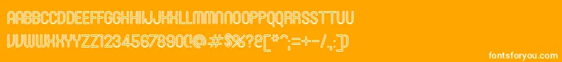 Więcej informacji o czcionce SanasoftRoniB.Kz Czcionka SanasoftRoniB.Kz – białe czcionki na pomarańczowym tle