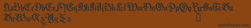 MelcheburnDemo Font – Black Fonts on Brown Background