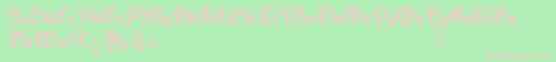 MelcheburnDemo Font – Pink Fonts on Green Background