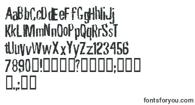 шрифт RubbingFont