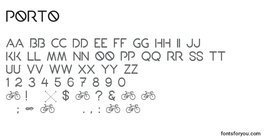 Porto Font – alphabet, numbers, special characters