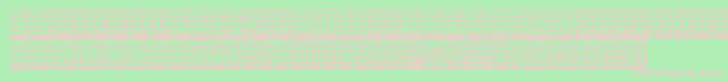 ATrianglercmmr Font – Pink Fonts on Green Background