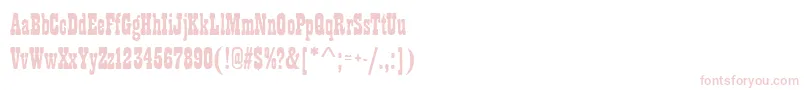 フォントPlaybillantd – ピンクのフォント
