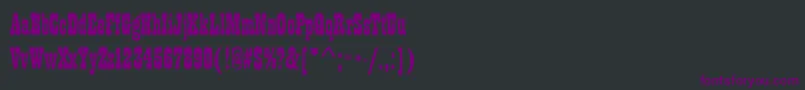 Playbillantd Font – Purple Fonts on Black Background