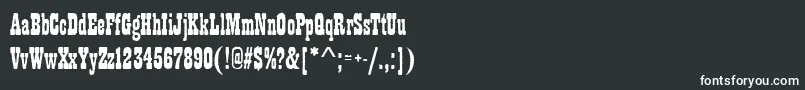 Playbillantd Font – White Fonts
