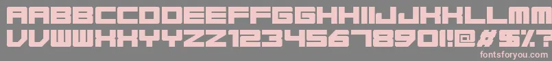 Base45Regular Font – Pink Fonts on Gray Background